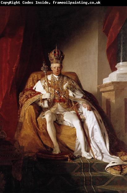 Friedrich von Amerling Portrait of Holy Roman emperor Francis II